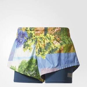 Stella McCartney Women's Floral Multicolor Athletic Shorts